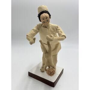 Vintage Roldan Klumpe Doll Doctor Obstetrician Holding Newborn Spain 1950s OBGY